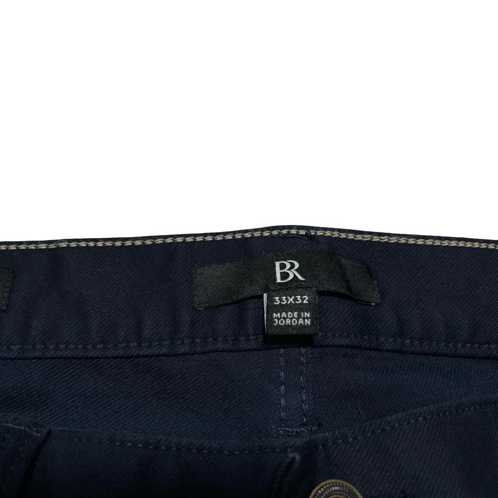 Banana Republic The Traveler‎ Pants Blue Men's 33 x 31(altered) Slim Fit Stretch